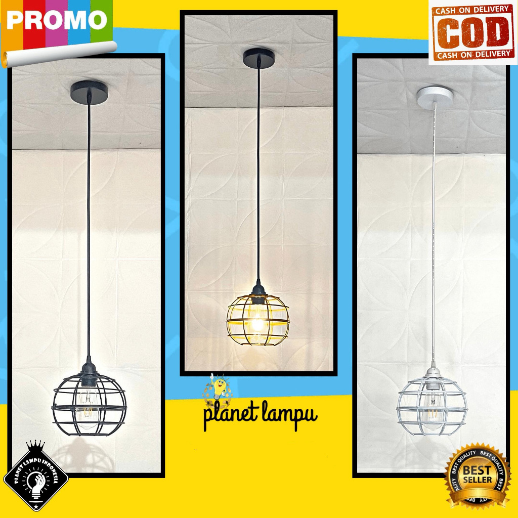 Lampu Gantung Hias Minimalis Modern bernuansa Vintage dan Klasik Sangat Cocok Untuk Dekorasi Atap Pl