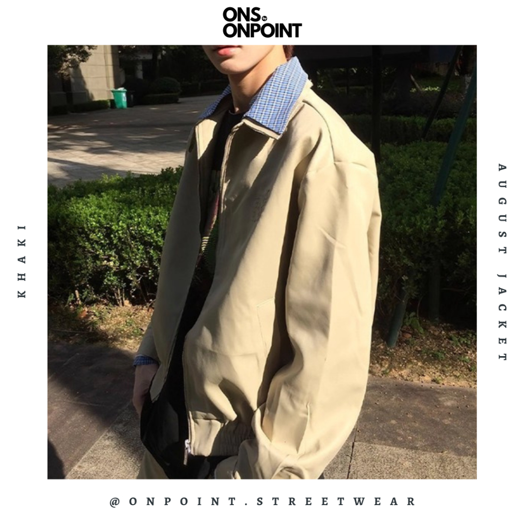 [ONS BY ONPOINT] August Jacket - jaket denim jaket jeans pria jaket varsity pria leather jacket base