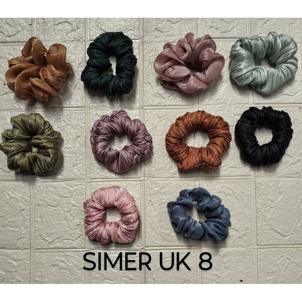 Scrunchie Simer UK8cm Hijab | Cepol Simer | Ikat Rambut