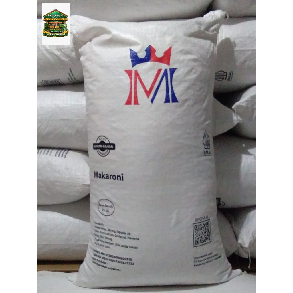 MAKARONI MENTAH  25KG( BANTAT)CARGO