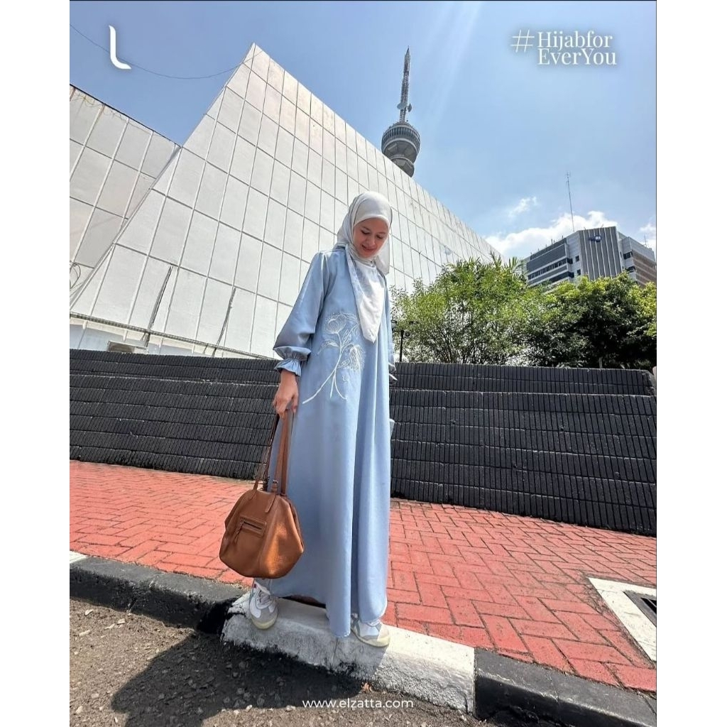 ELZATTA HIJAB GAMIS BASIC BORDIR ELZATTA
