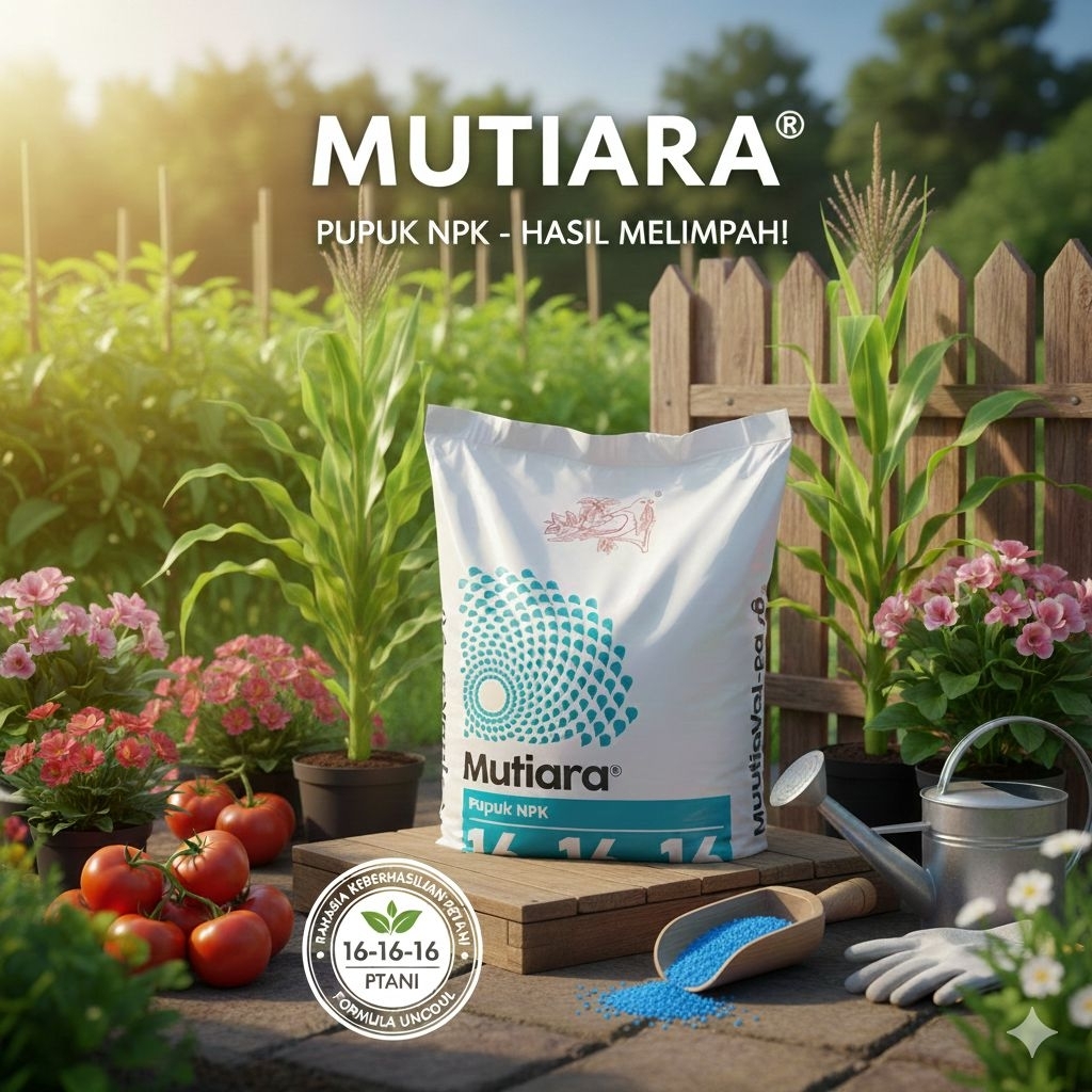 pupuk NPK mutiara 161616