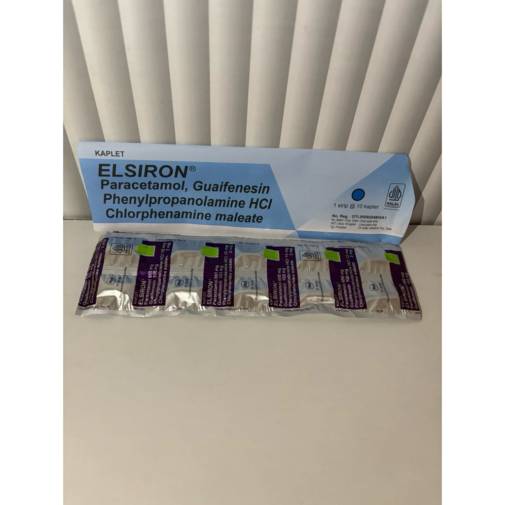 ELSIRON TABLET (obat batuk pilek)