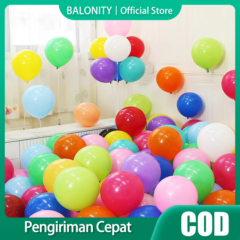 Balon Berkilau Mutiara 20pcs Balon Lateks 12 Inch Pearlescent Pernikahan Dekorasi Pesta