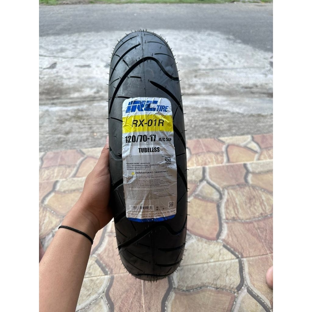 Ban Luar IRC  120/70-17 TUBELESS Ban Motor Ninja Cbr Satria MX King Byson