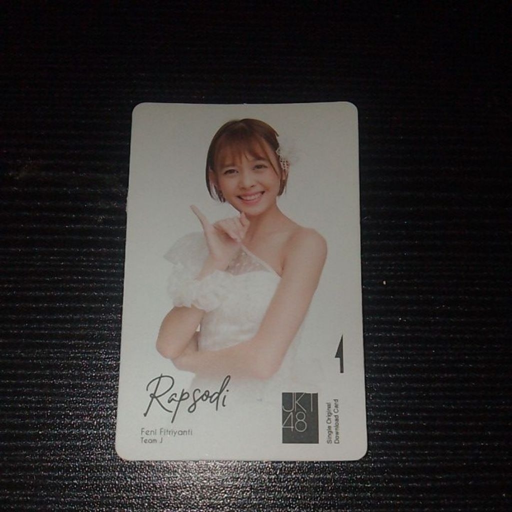 music card Feni rapsodi JKT48