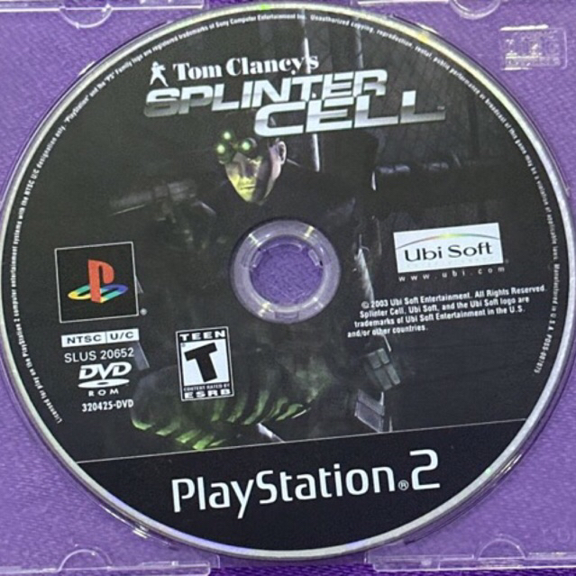 kaset ps2 ori us splinter cell