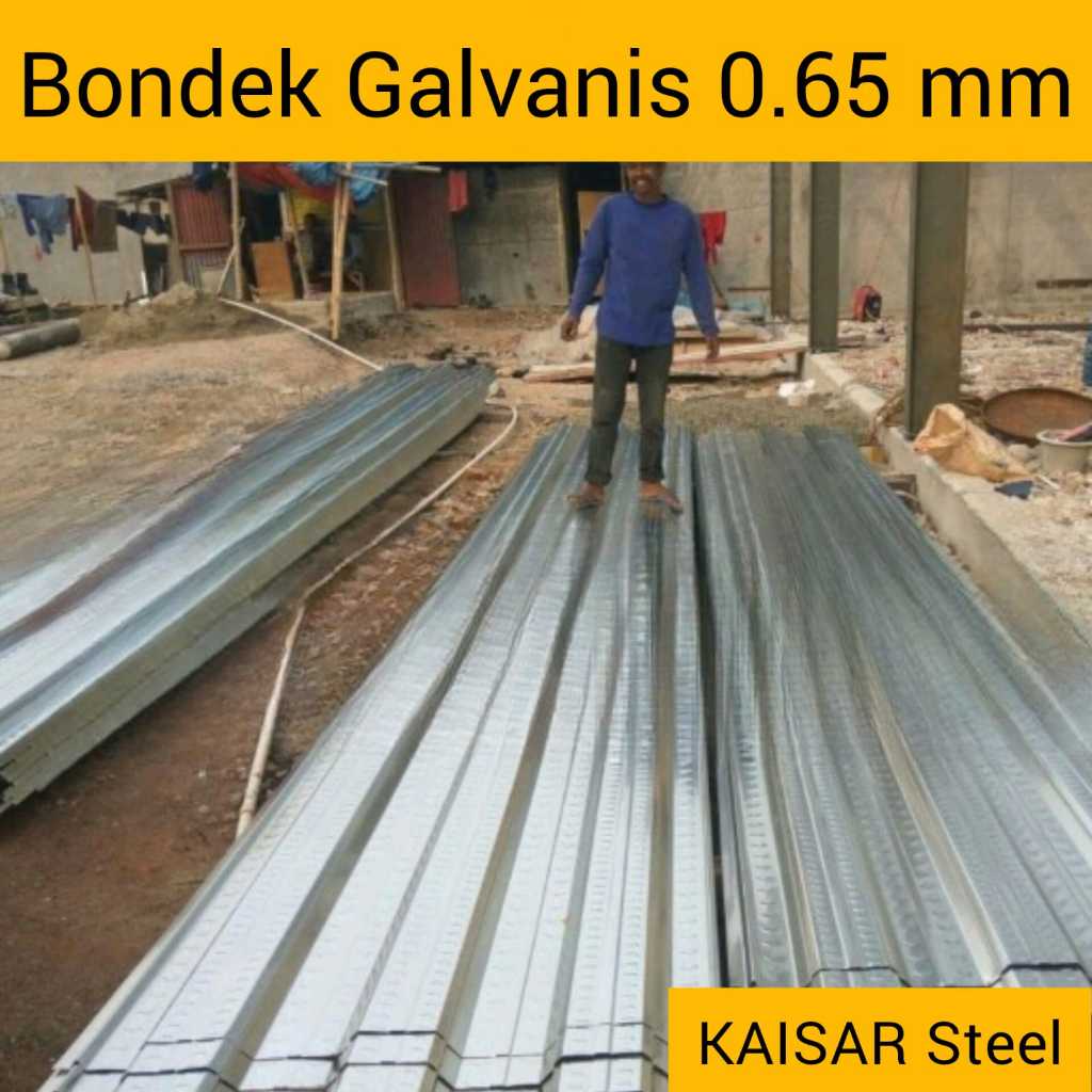 Bondek Galvanis alas cor 0.65 mm