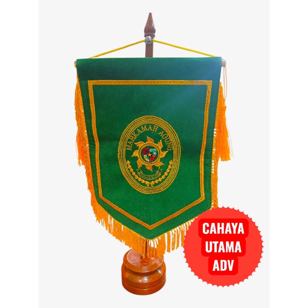BENDERA VANDEL MAHKAMAH AGUNG / VANDEL MEJA MAHKAMAH AGUNG