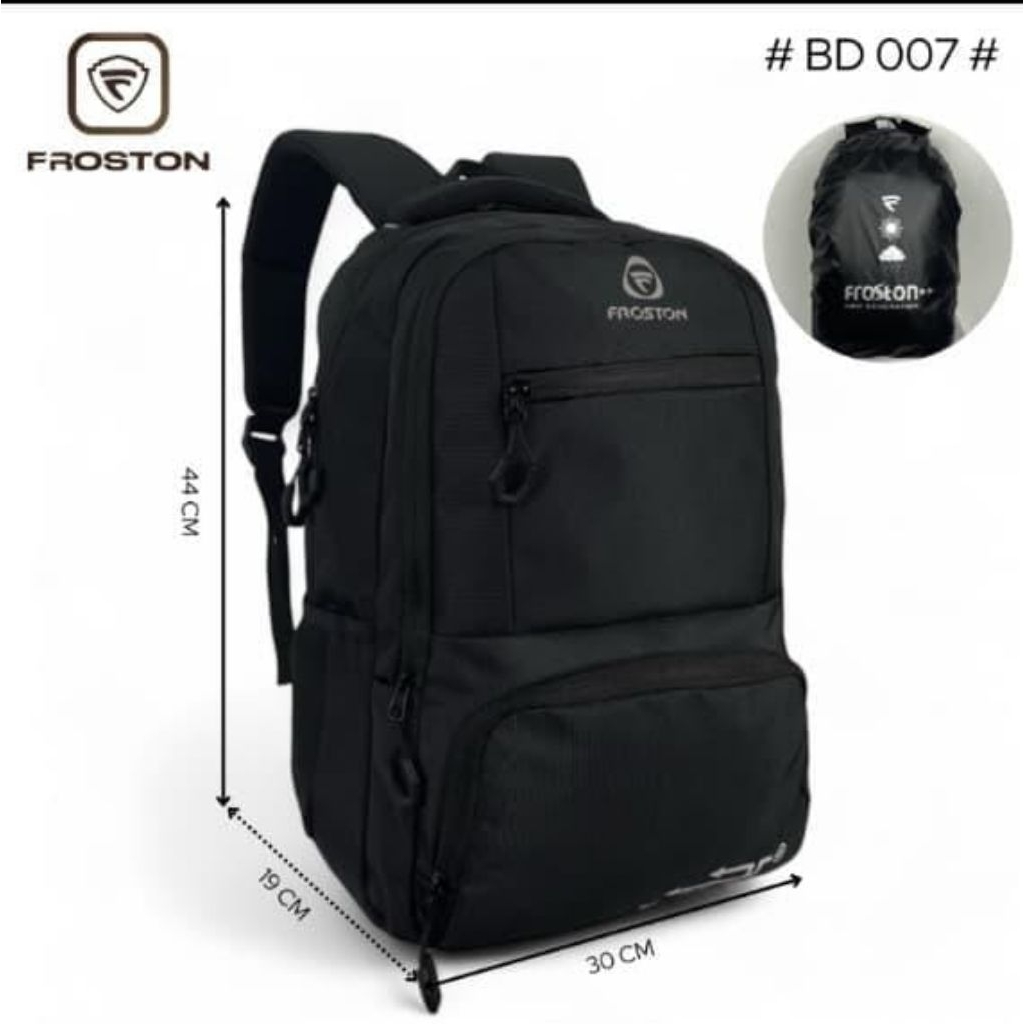 TAS RANSEL PUNGGUNG FROSTON TERBARU PRIA SEKOLAH KERJA KULIAH