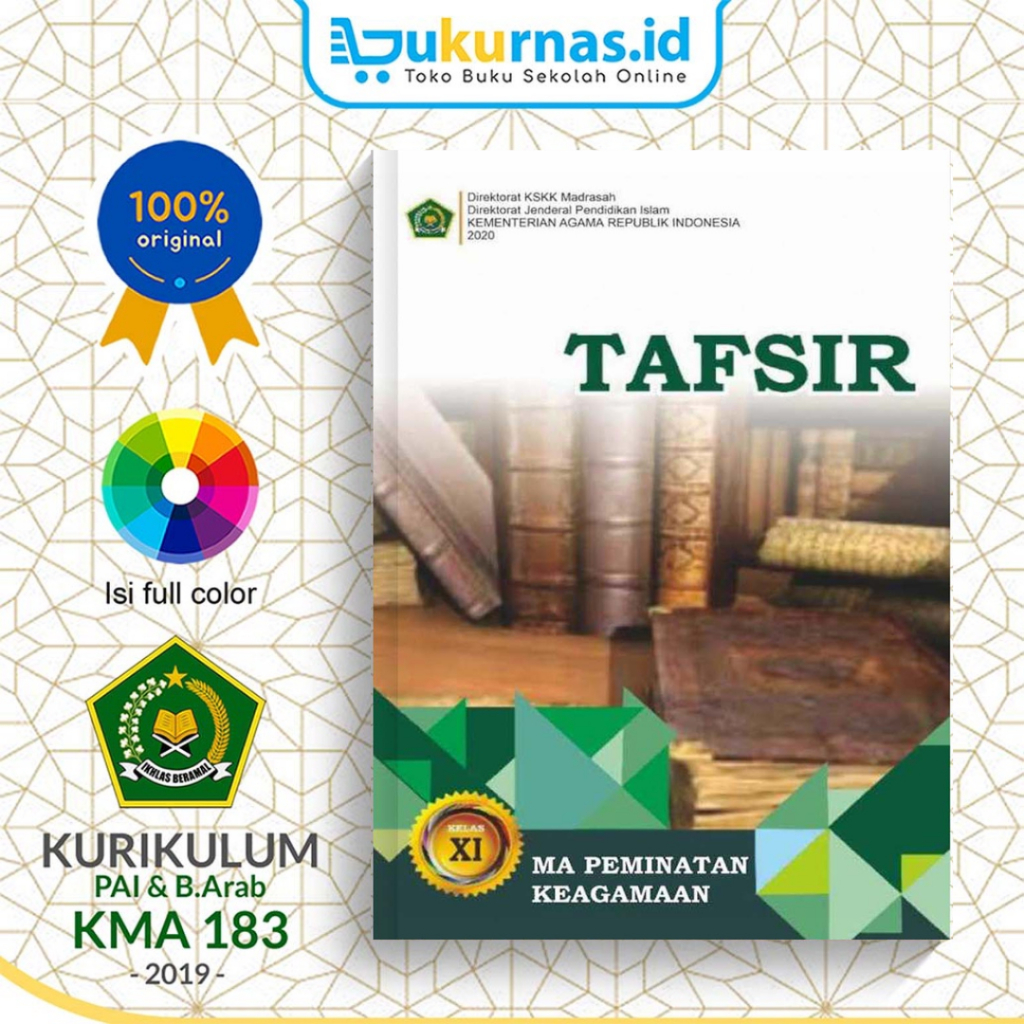 Buku Siswa Tafsir Peminatan Keagamaan Kelas 11 MA KEMENAG KMA 183