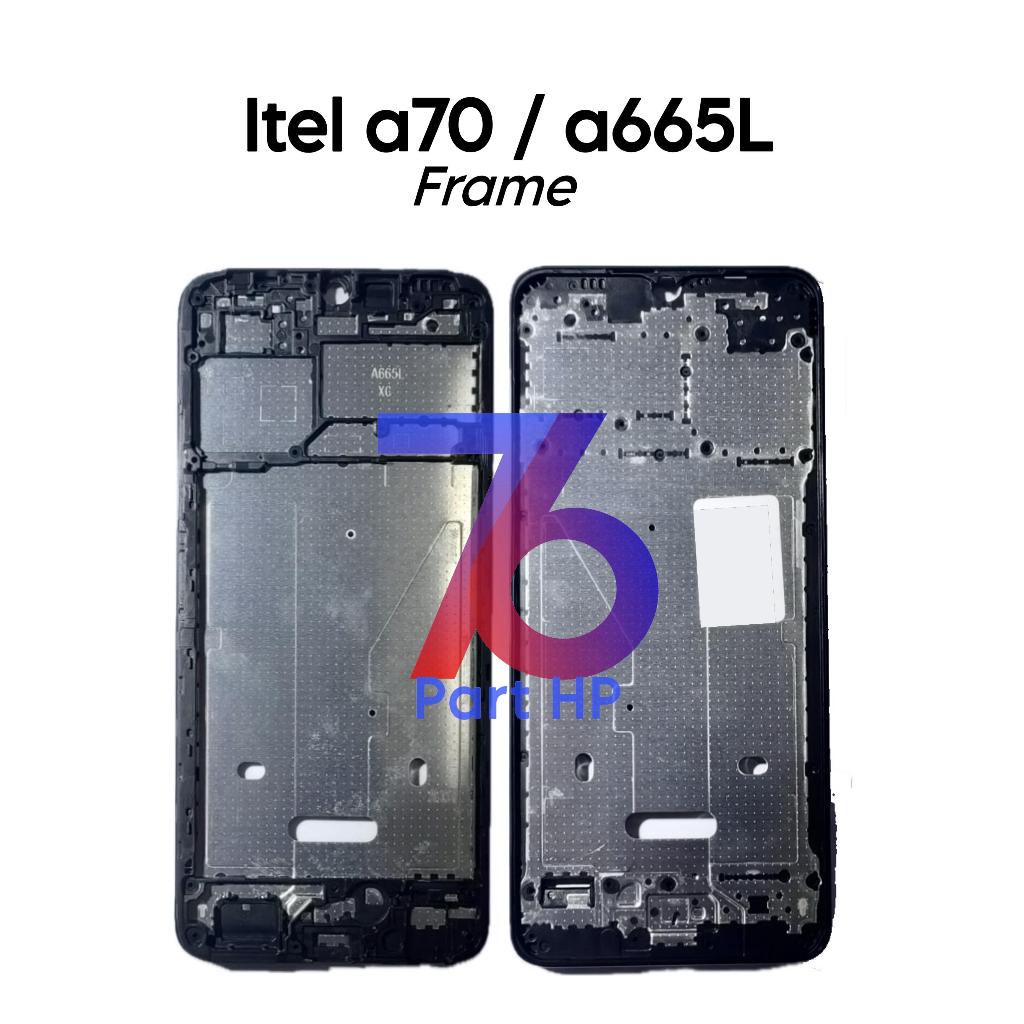 Frame Itel A70 / A665L - Tulang Tengah Tatakan LCD & Mesin