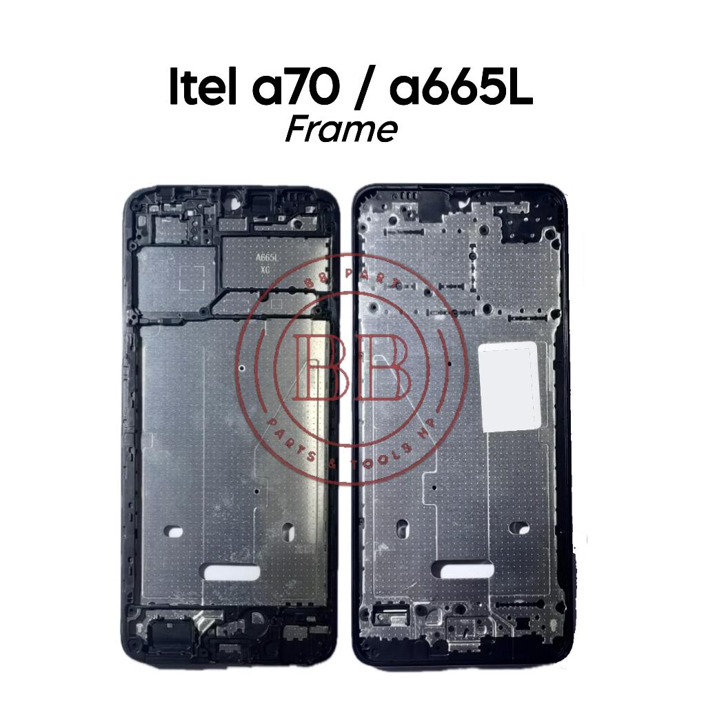 Frame Itel A70 / A665L - Tulang Tengah Tatakan LCD & Mesin