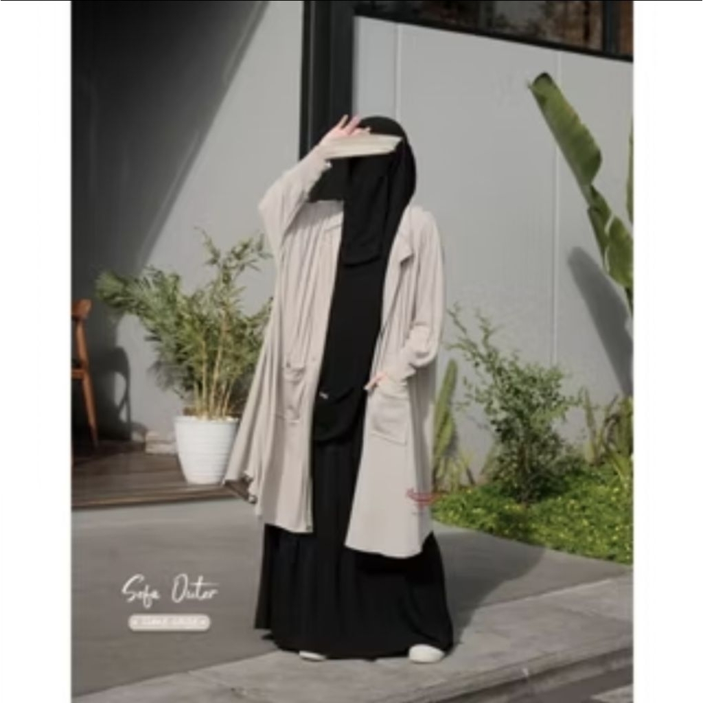 outer khumaira syari L preloved sage