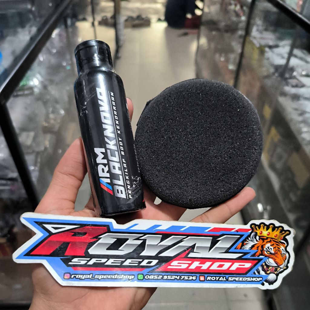 SEMIR PENGHITAM BODY KASAR ARM BLACKNOVA PENGHITAM BODY KENDARAAN SEMIR MOTOR