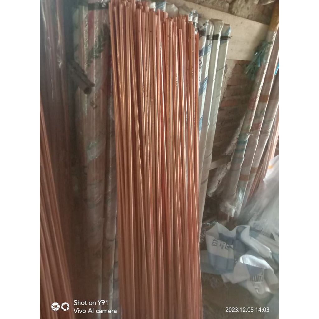 Arde Grounding Listrik 8 mm Lapis Tembaga 1,4 Meter - Mudah Pasang, Tahan Cuaca, Listrik Aman