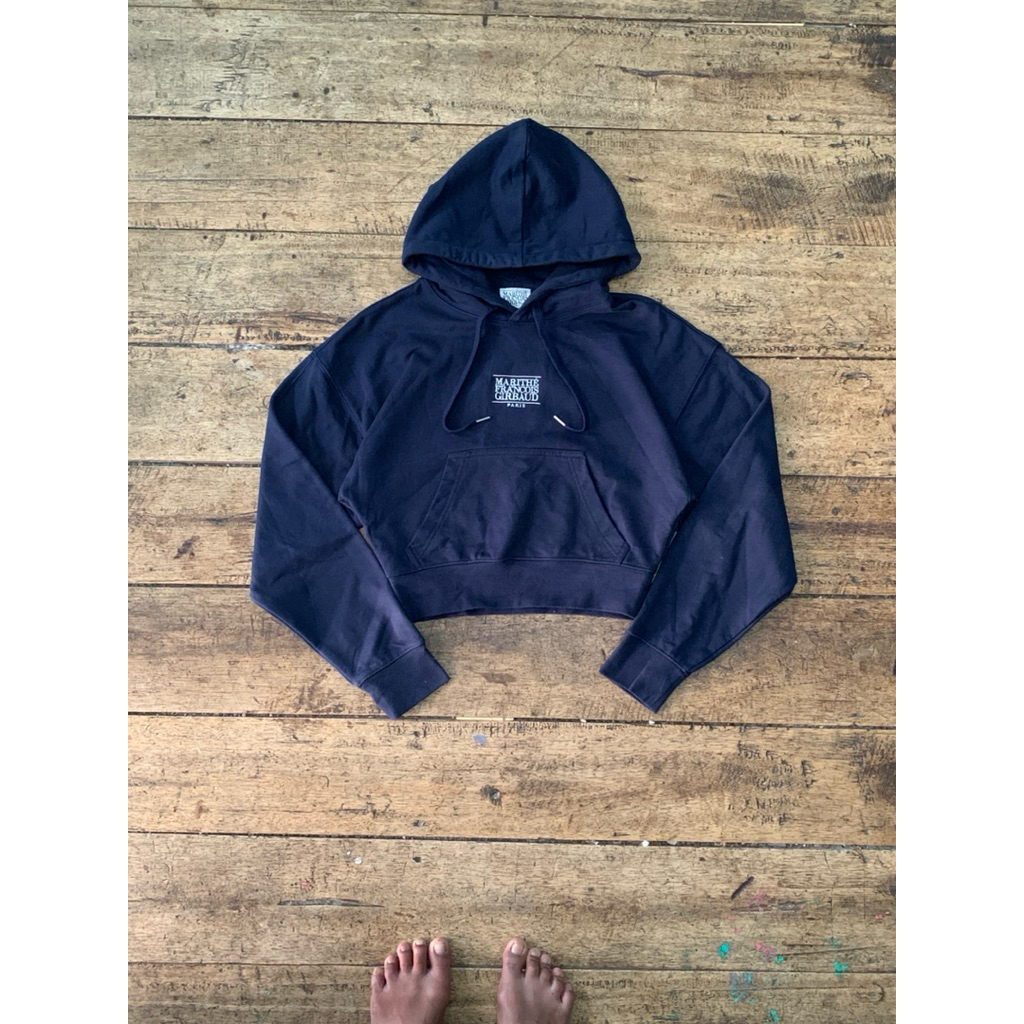 marithe girbaud crop hoodie
