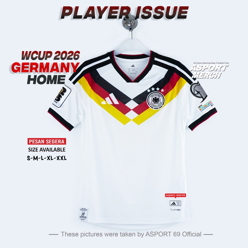 PI JERMAN HOME WCUP 2026 PLAYER ISSUE JERMAN 26 TERBARU