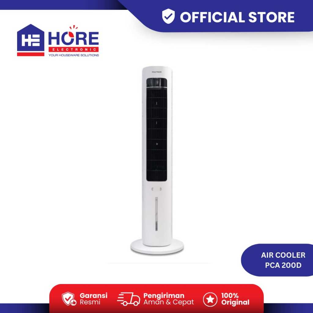 Air Cooler Polytron PCA 200D - Kipas Angin Dingin dan Panas dengan Kapasitas Air 3L