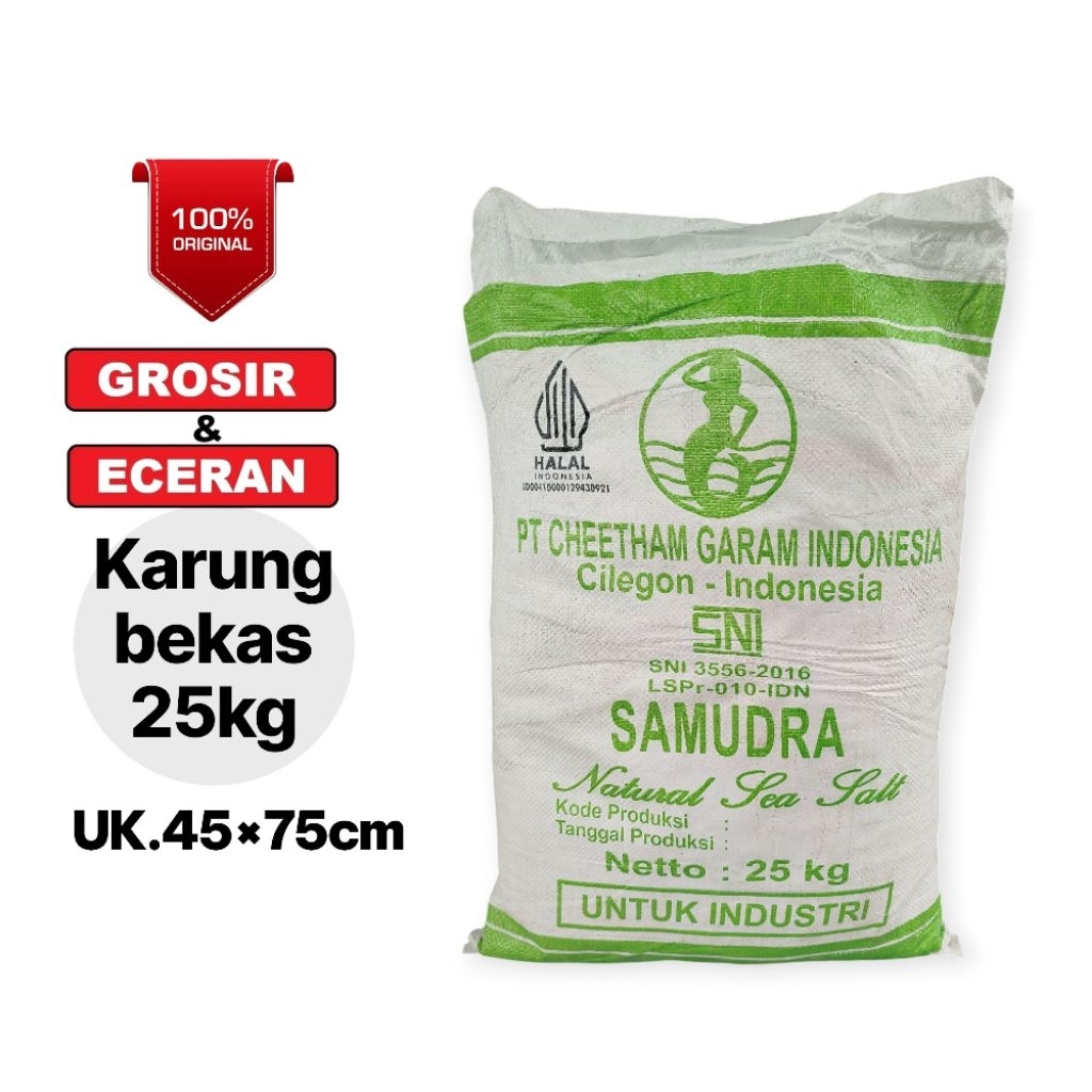 KARUNG BEKAS GAREM 25KG isi 50pcs