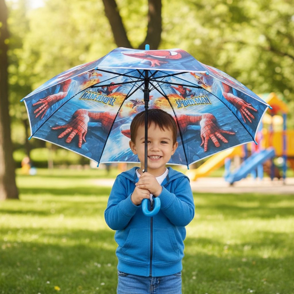 Payung Anak Motif Superhero 262 Payung Lipat Anak Bergambar Kartun