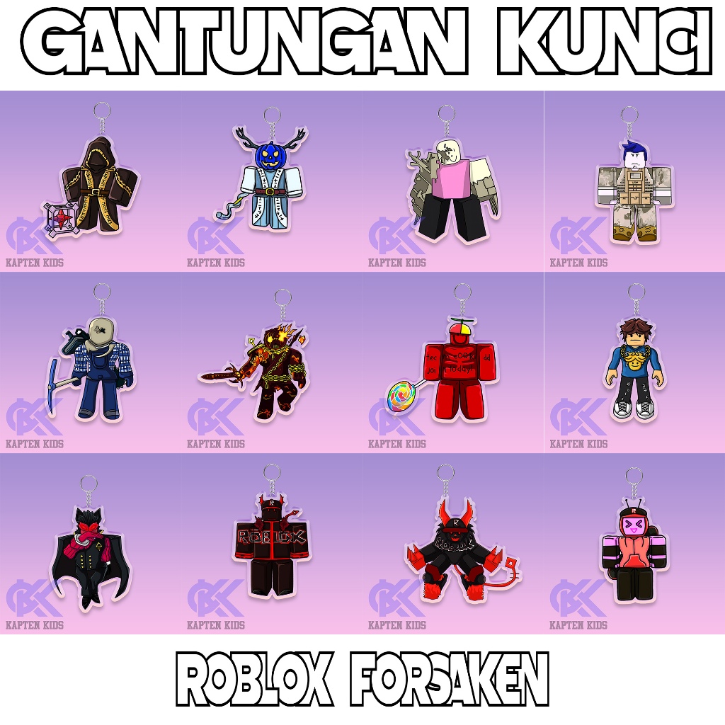 keychain roblox forsaken /gantungan kunci roblox forsaken