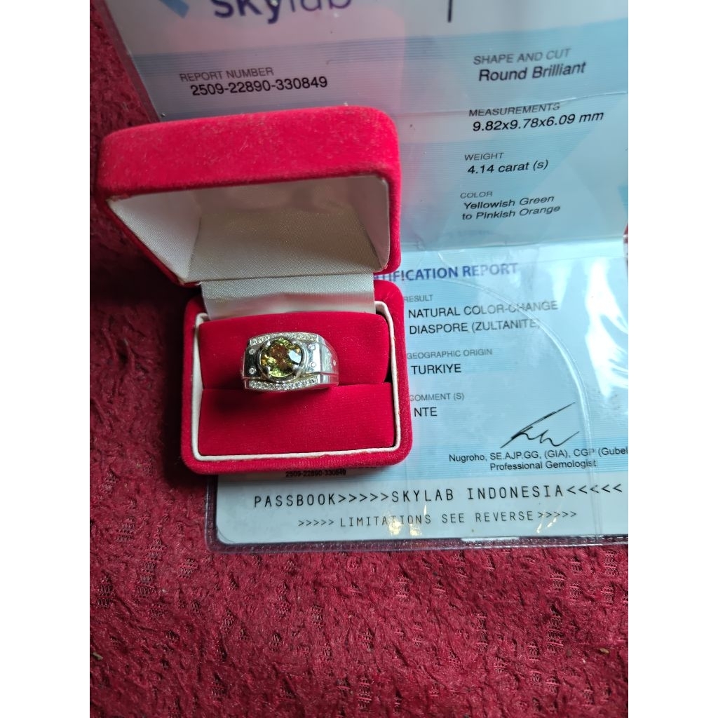 Natural Color Change Zultanite