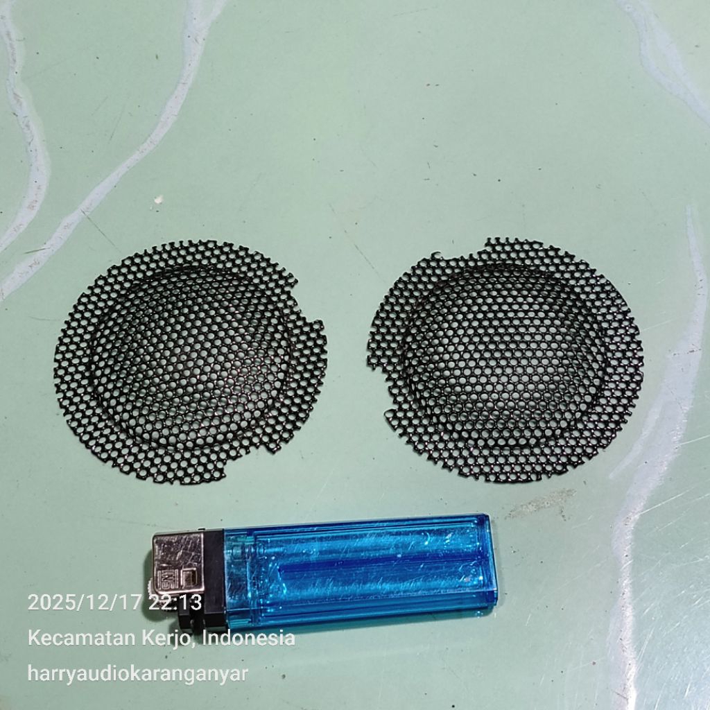 sepasang gril speaker tweeter 2 inch bahan besi ori lepasan POLYTRON