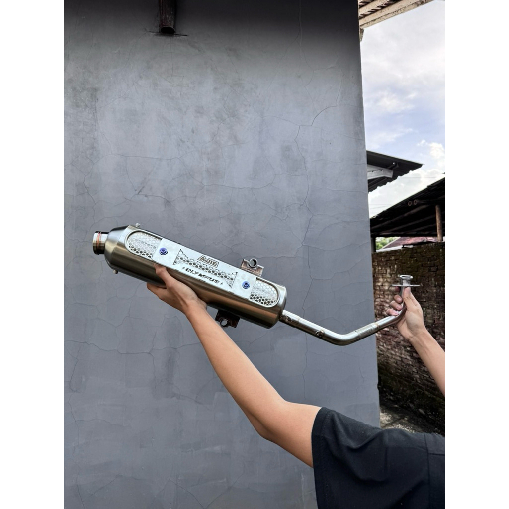 Knalpot bobok silent stainless original olympus