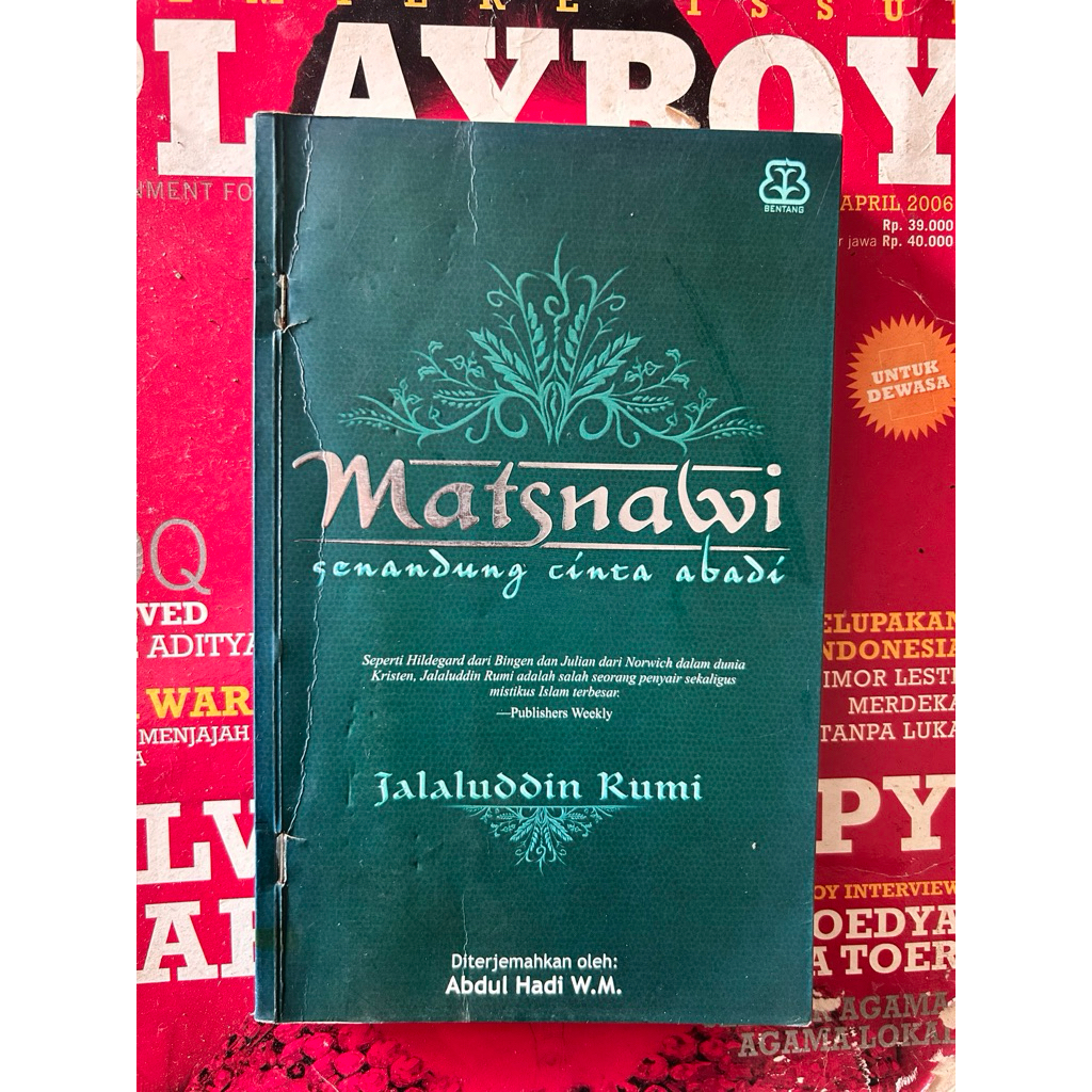 Buku matsnawi Senandung cinta abadi - jalaluddin rumi