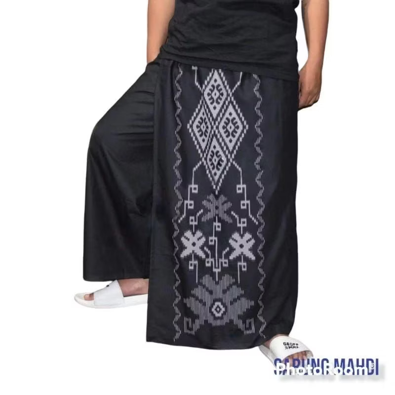 SARUNG CELANA BATIK WADIMOR MOTIF CLASIK HITAM