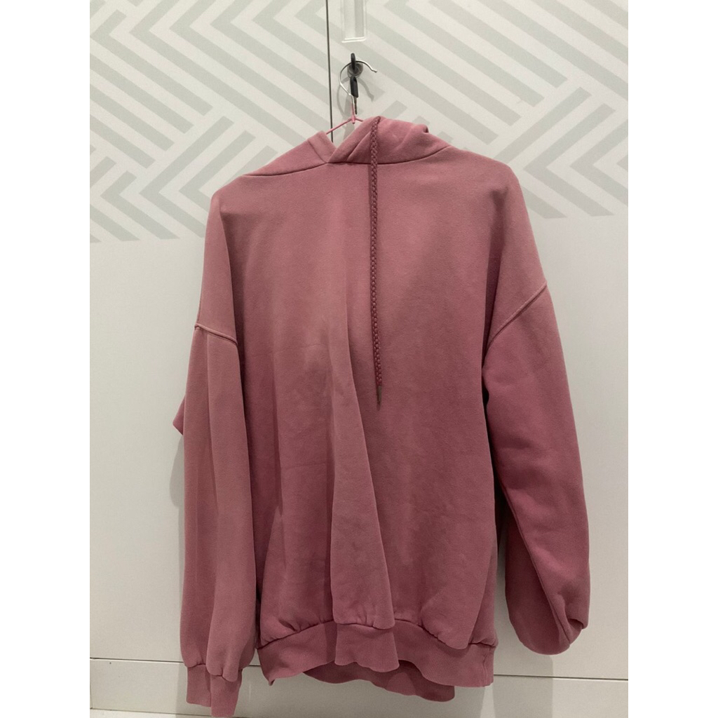 PRELOVED HOODIE PINK || preloved hoodie tebal pink