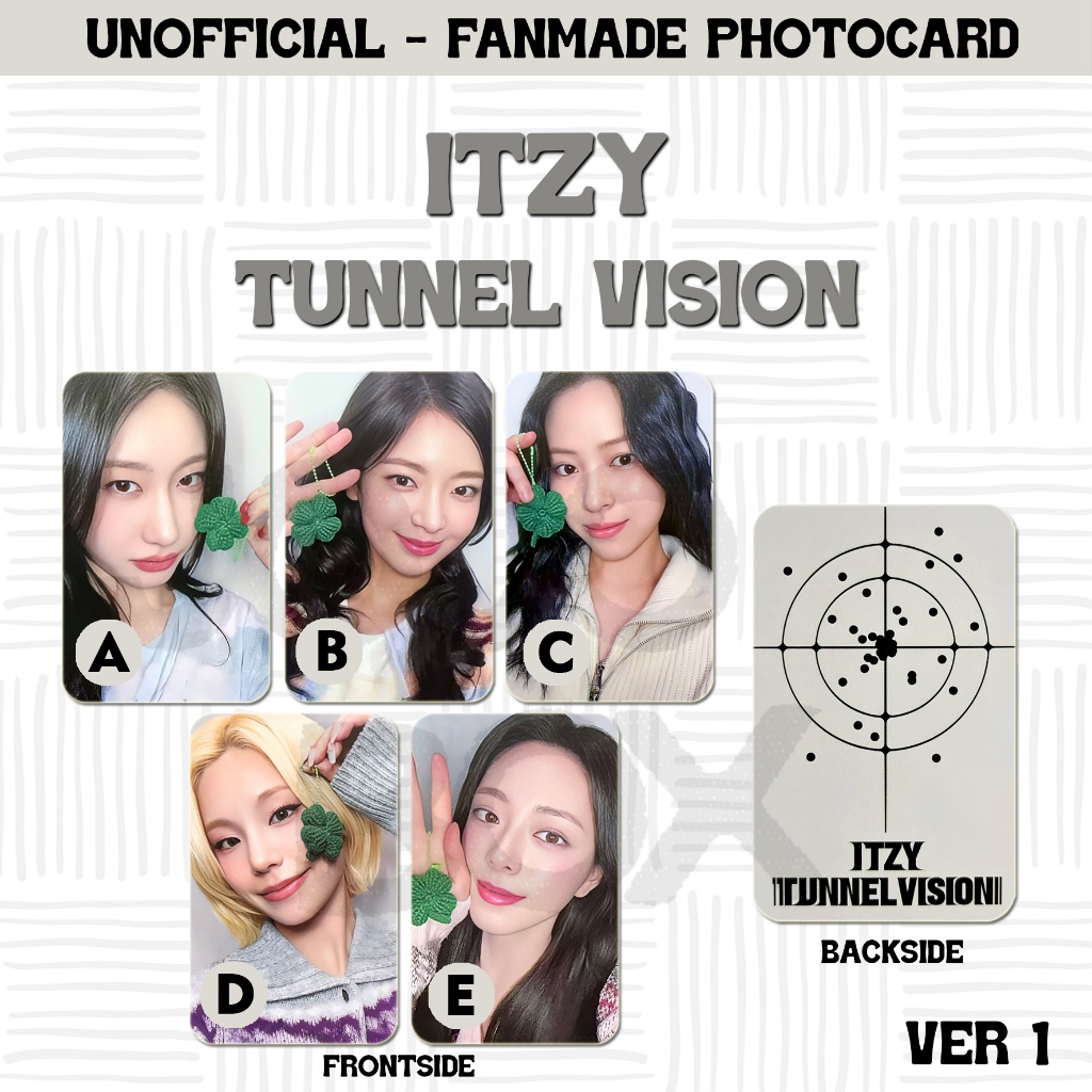 PC-0021, Unofficial Fanmade Photocard Itzy Tunnel Vision