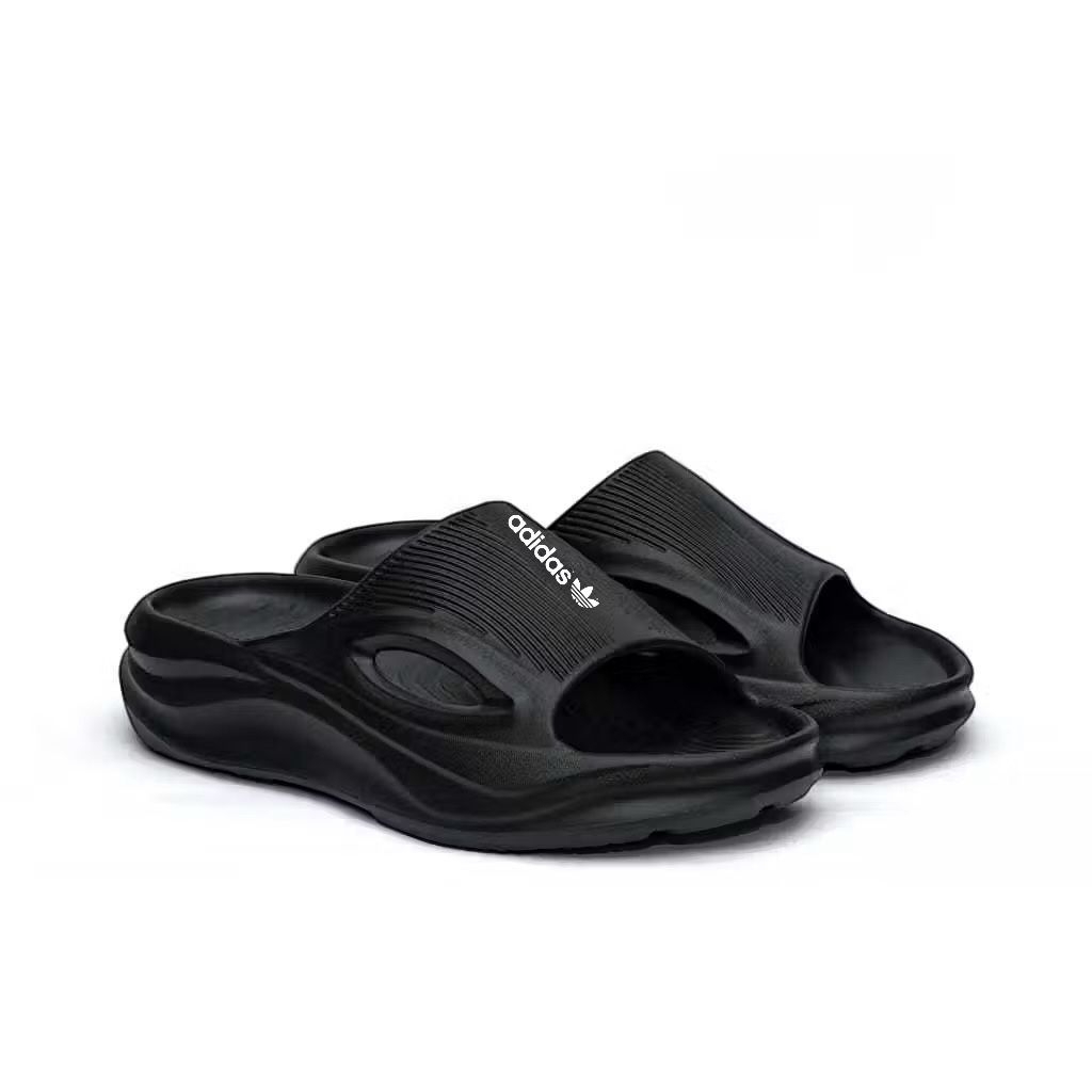 Sandal slop pria sandal slop cowok versi terbaru sandal slip on empuk & nyaman sandal anti slip