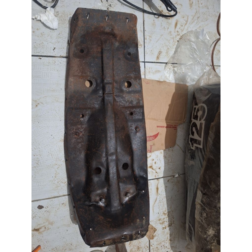 plat jok tatakan jok yamaha rx125 rx gajah rxk rx135 nos