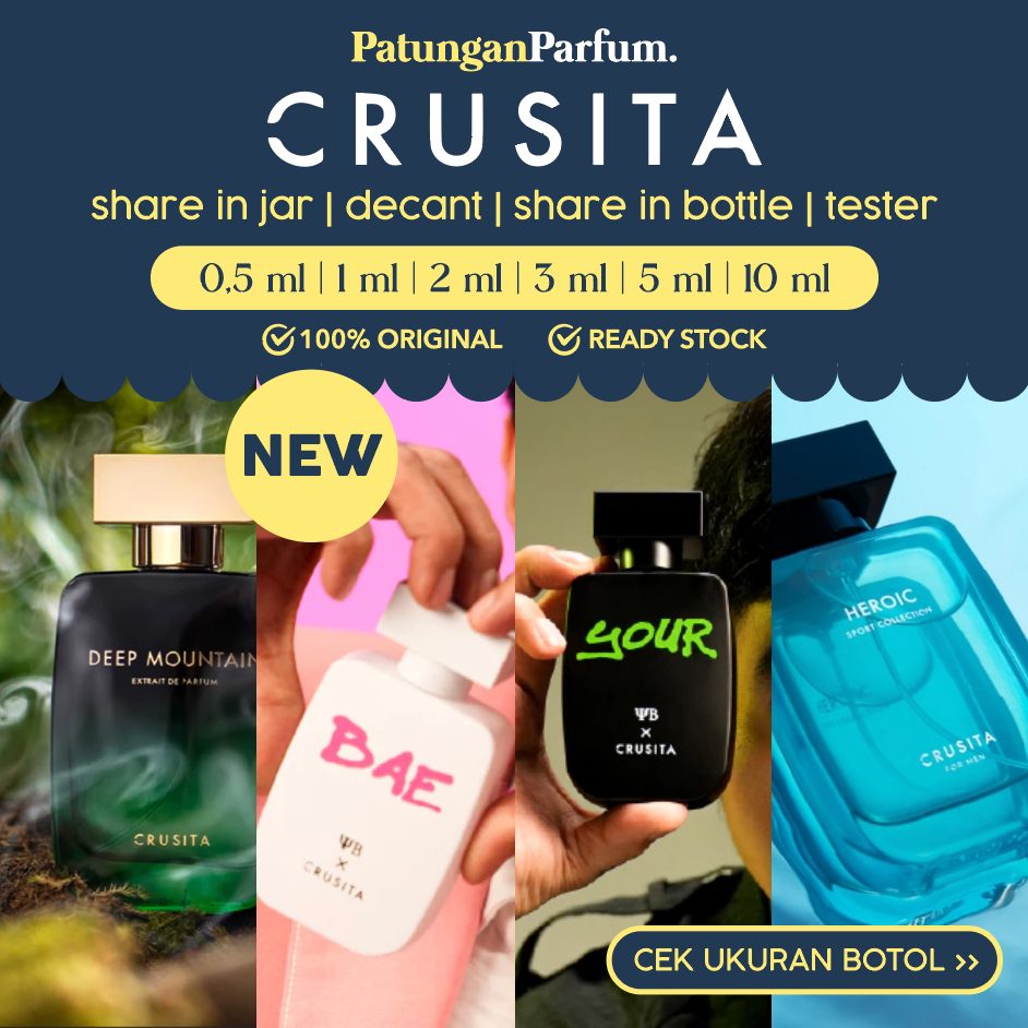 Decant Crusita for Men - Your Bae x YBRAP Reza Arap Power Stronger Heroic Deep Mountain Playmaker Ri