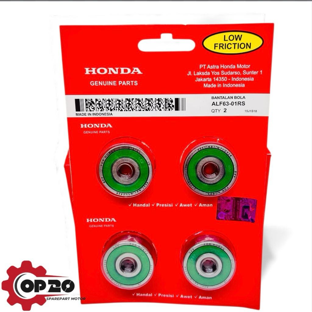 BEARING RODA DEPAN 6301 SET KANAN DAN KIRI 2PCS CBR 150R NEW LED CB 150R NEW LED CB 150R STREETFIRE 