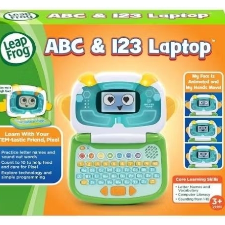 Leapfrog ABC and 123 Laptop, green