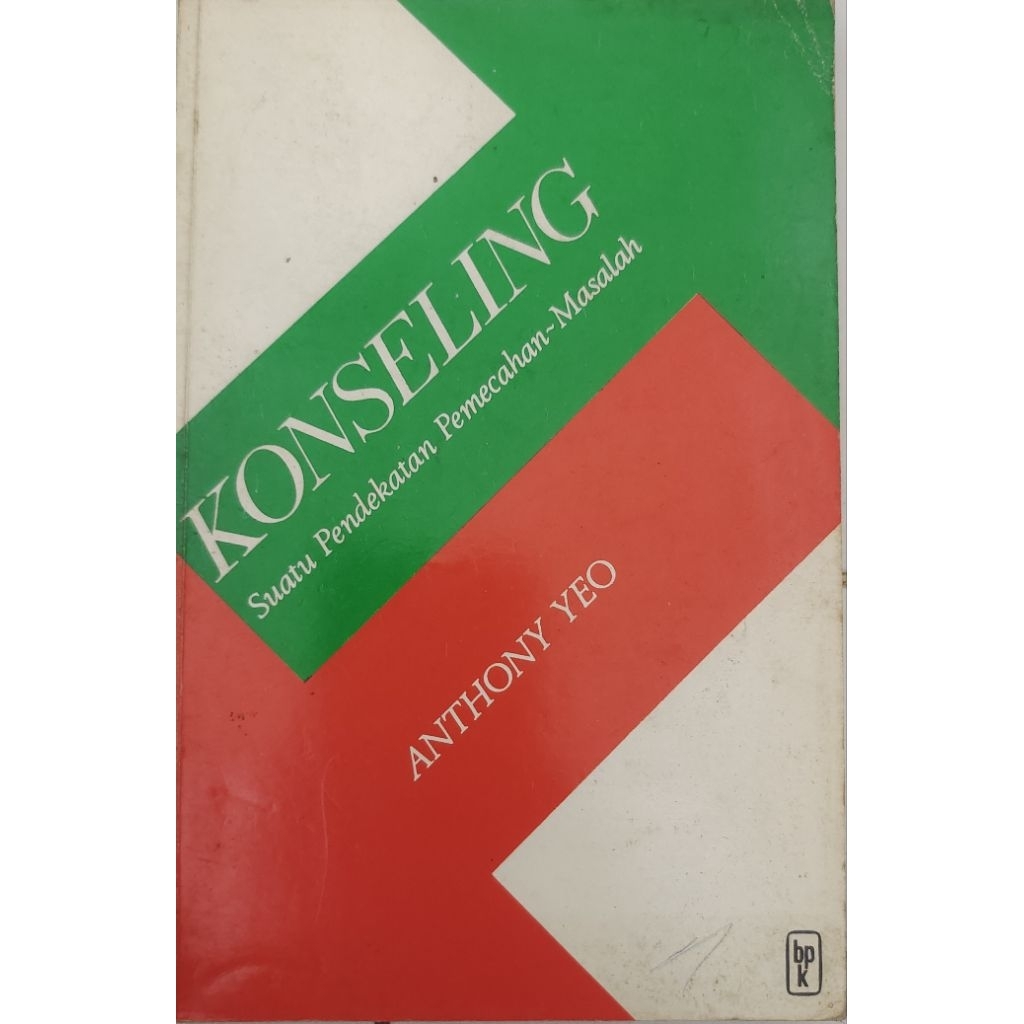 BUKU KONSELING ANTHONY YEO BEKAS ORIGINAL