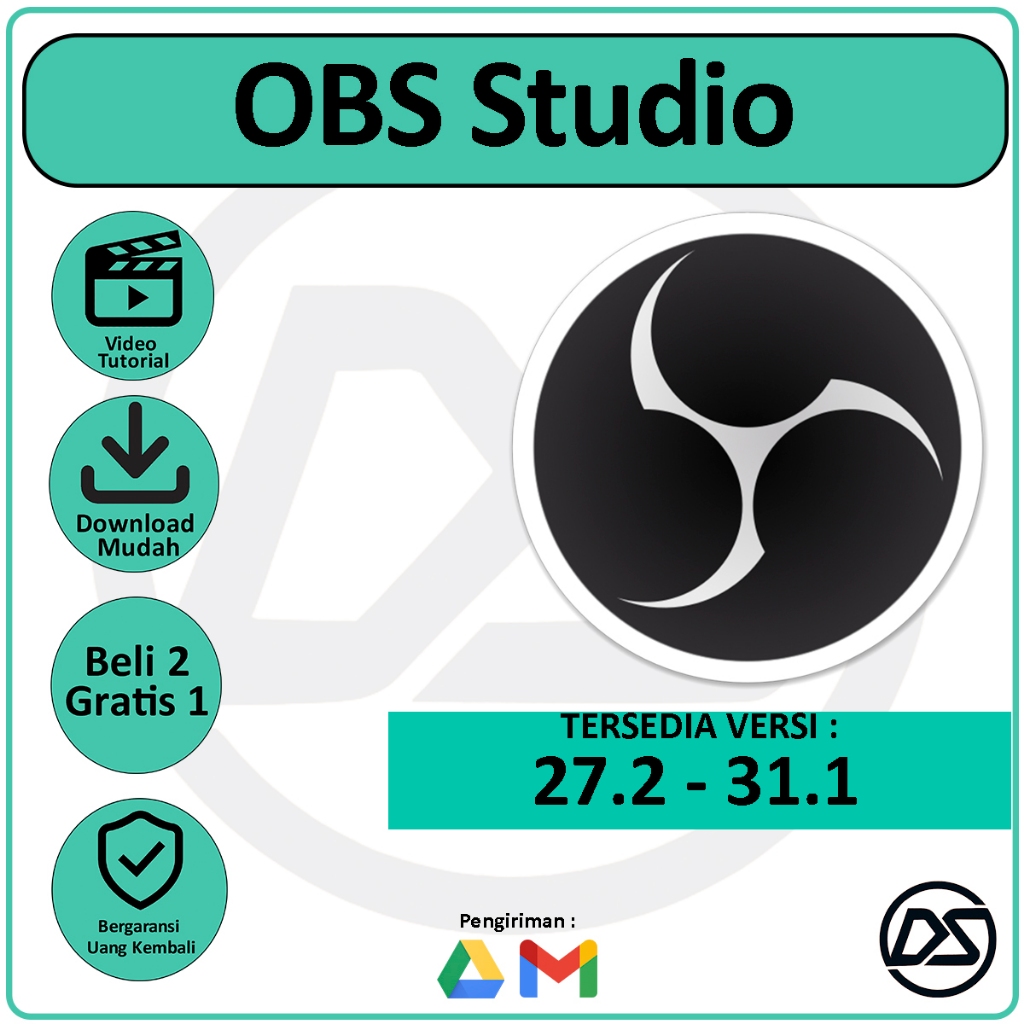 OBS Studio V27.2.4 OBS Studio v31.1.2 terbaru 2025 full version permanen