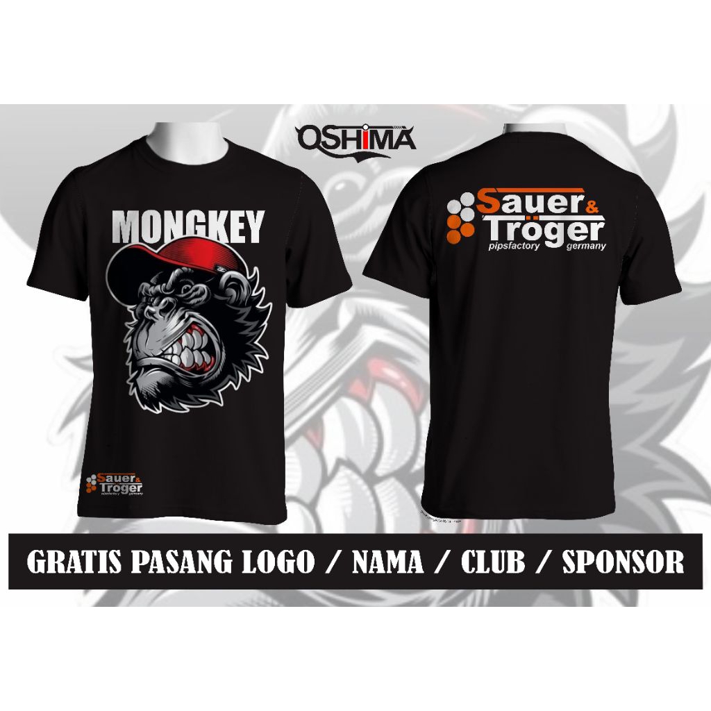KAOS JERSEY OLAHRAGA TENIS MEJA MONGKEY #TENIS MEJA