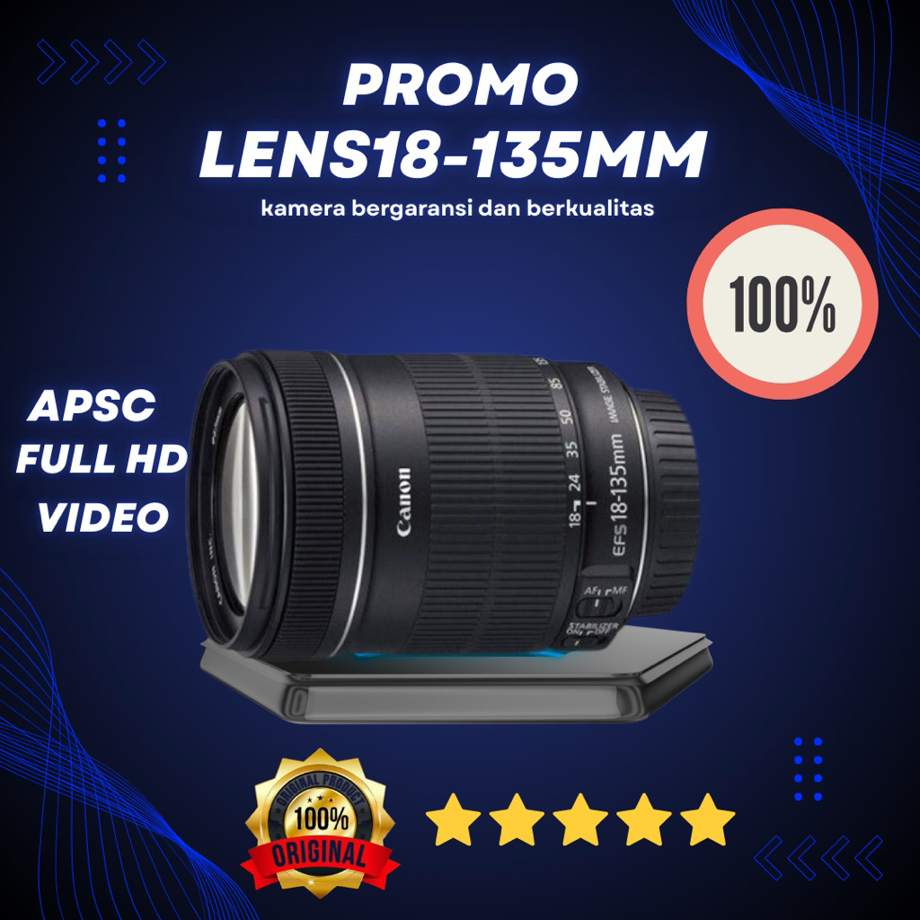 LENSA TELE CANON 18-135MM FOR CANON