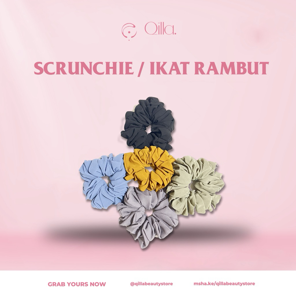 Scrunchie - Karet Rambut Hijab - Cepol Hijab - Cepolan Hijab - Cepolan Rambut - Kunciran