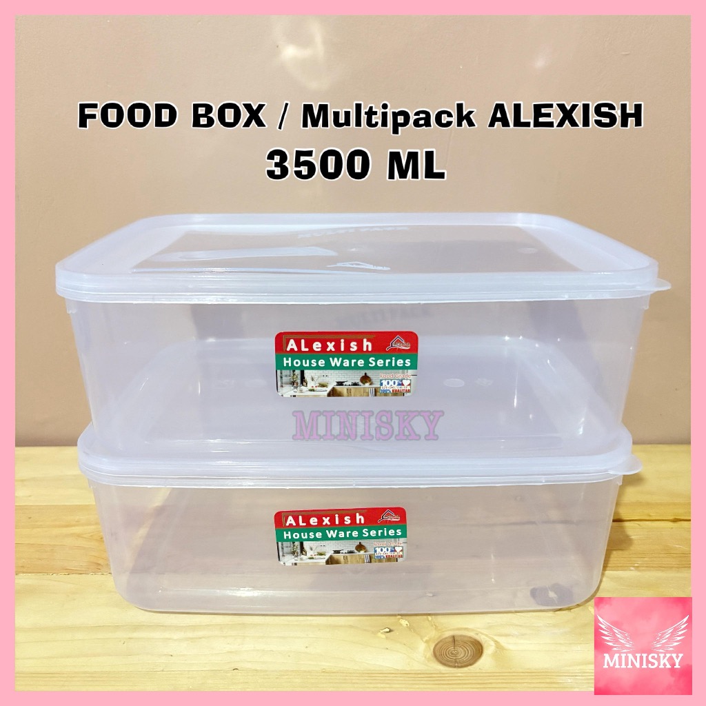Toples Diana Multipack Alexish 3500 ml toples kontener plastik box kontener kue