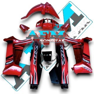 PROMO cover bodi Fizr full set bodi Yamaha Fizr hitam merah marun