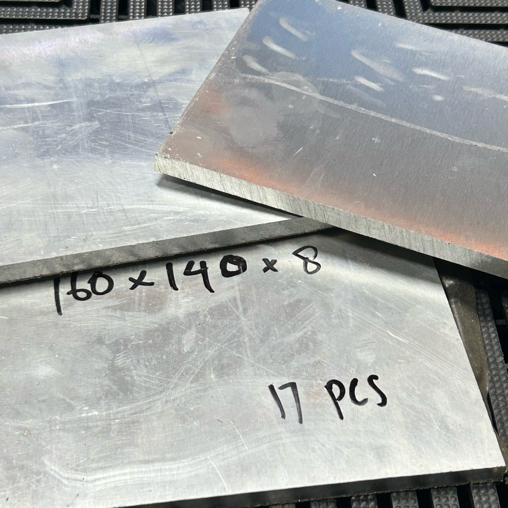 Plat alumunium plat billet alumunium 8mm Seri 6 T6 6061