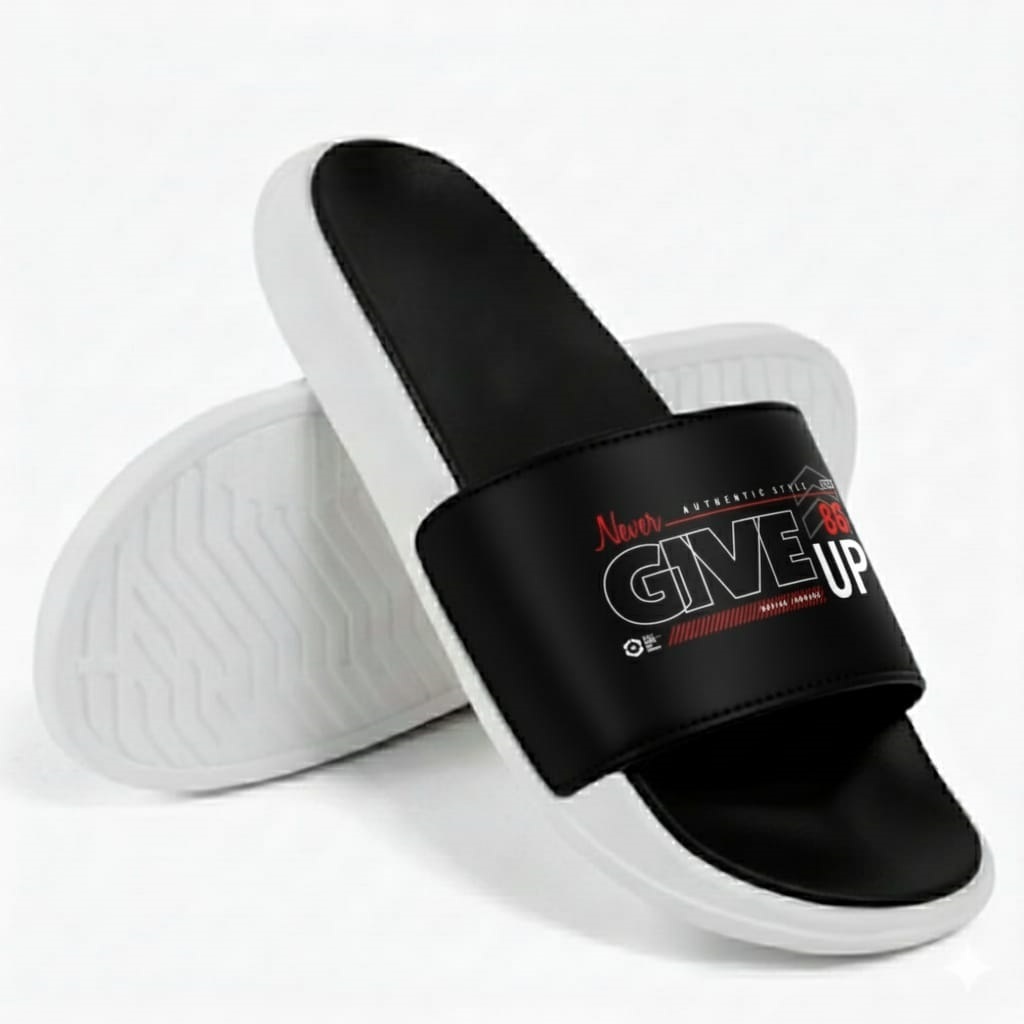 INOVATION 03 Sandal Slide Pria Kekinian Distro / Sandal Cowok Trendy / Sandal Slide Pria Distro