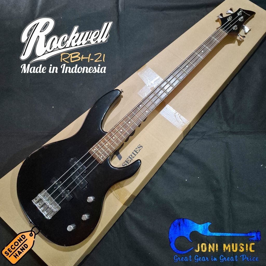 Bass Rockwell Original Made in Indonesia: RBH-21 RJB-20 JAZZ BASS RB-32 DB-20 Musicman Bongo