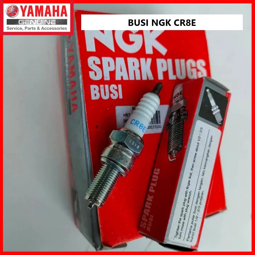 Busi NGK CR7E CR8E CR9E Original: Vixion, Byson, MX King, R15, Xeon GT FI.