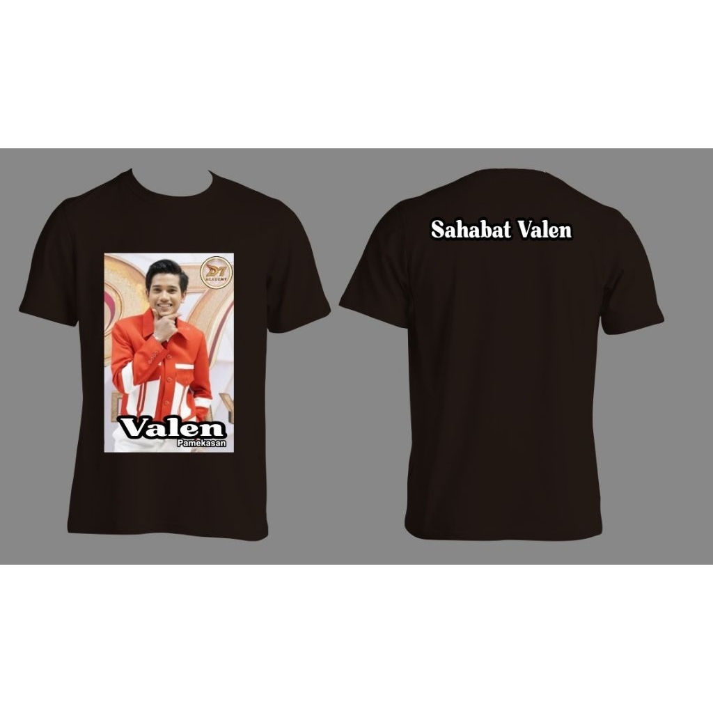Kaos Valen Dangdut Academy Indosiar Kaos T-shirt Pria/ Wanita